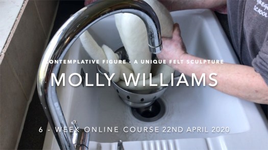 Molly Williams online course felt sculpture
